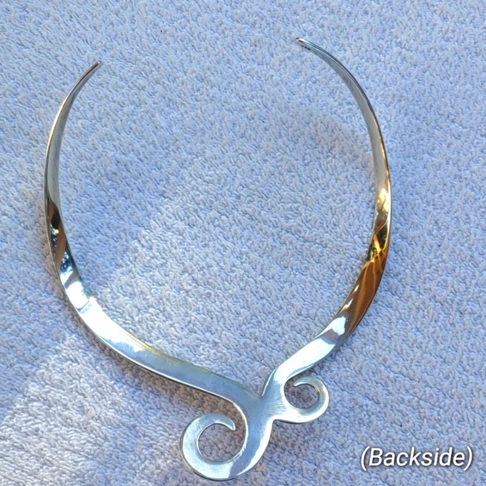 Ladies, Silver Choker - Picture 2 of 3